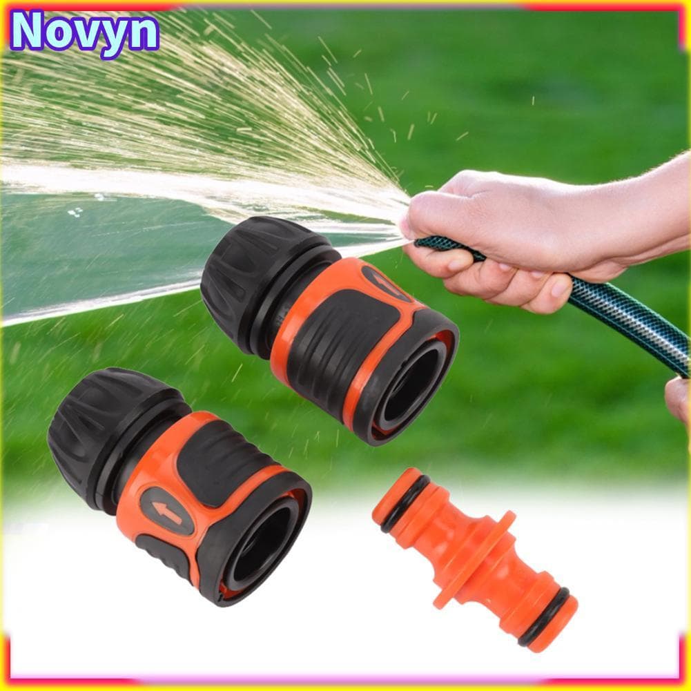 Yosoo123 3 peças conector de mangueira pinças de folha com zíper capa de colchão jardim conexão rápida adaptador de