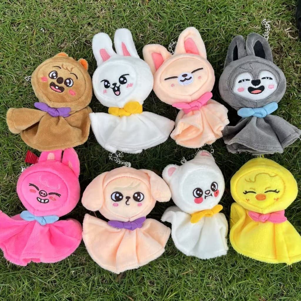 Chaveiro STAYKIDS SKZ-Fang Can Li Minhao Longfu Felix Boneca Ensolarada Pendurada