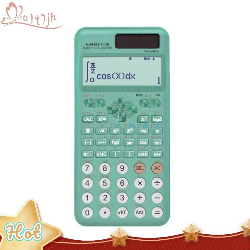 Para Alunos E Professores Da Escola 417 Funções 991ES PLUS-2nd Calculadora Científica Funcionalidade Movida A Energia So