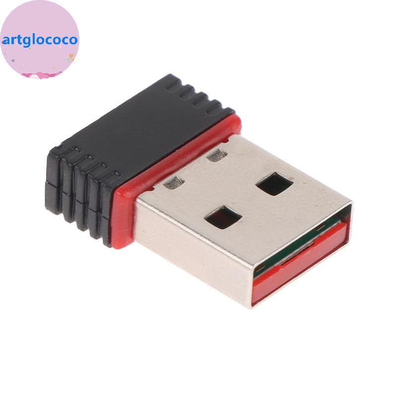 Artglococo Mini Adaptador Wi-Fi USB 802.11n Antena 150Mbps Receptor Sem Fio Dongle Placa De Rede Externo Para Desktop Po