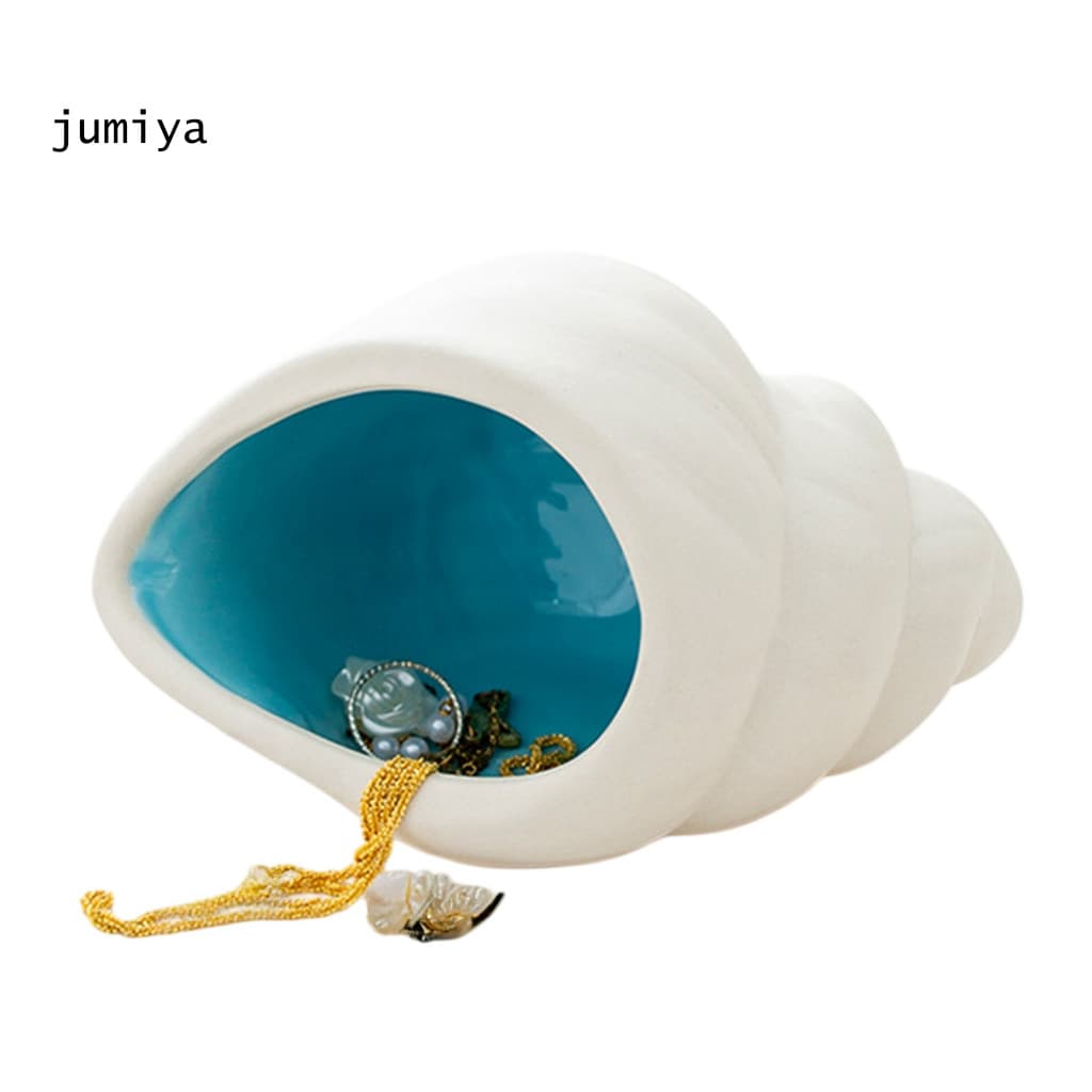 Bandeja Decorativa Para Armazenamento De Joias De Cerâmica , Design Estético Vitrificado Suave , Peça Segura Decoração D