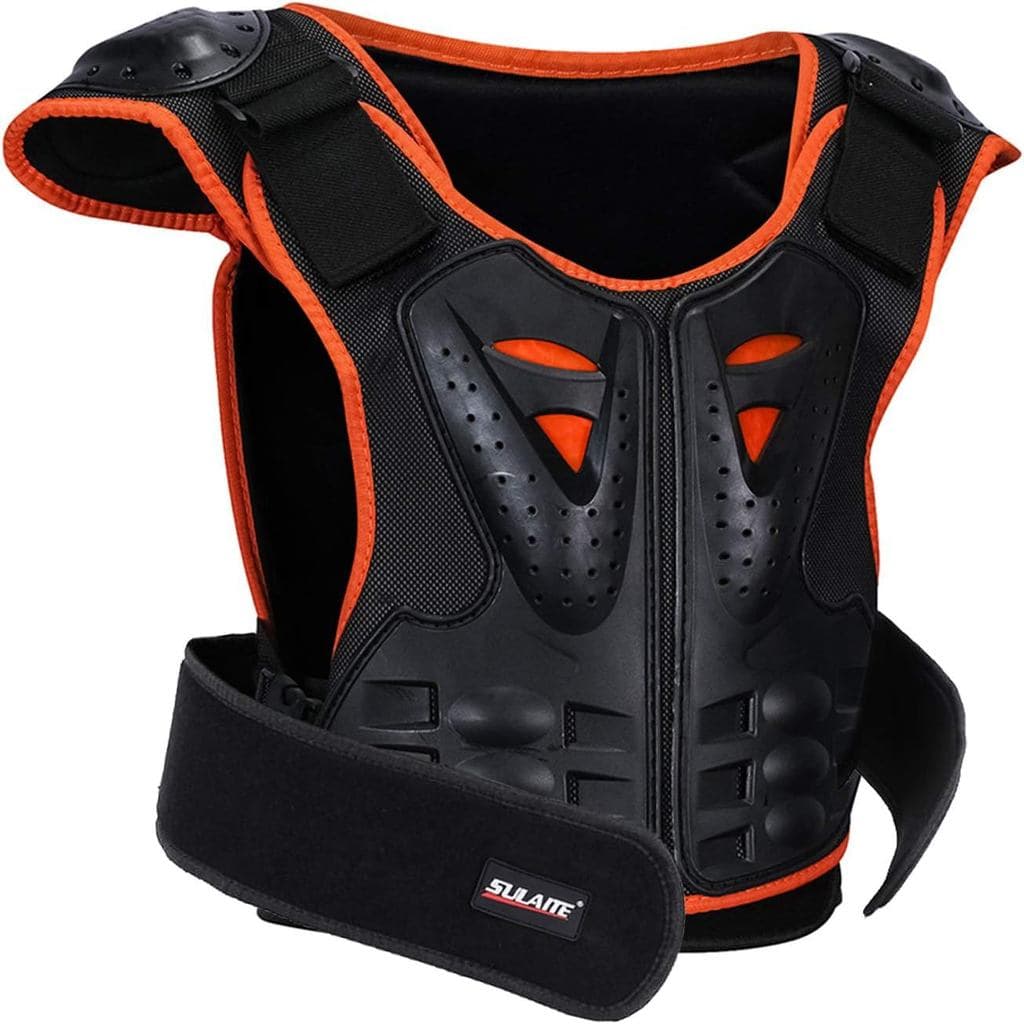 Protetor de Peito para Crianças, Armadura Protetora para Motocross e Bicicleta de Montanha, Colete de Ciclismo para Jove