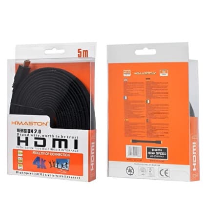 Cabo HDMI 5m Ultra HD 4K 3D: Imagem e Som Perfeitos para sua
