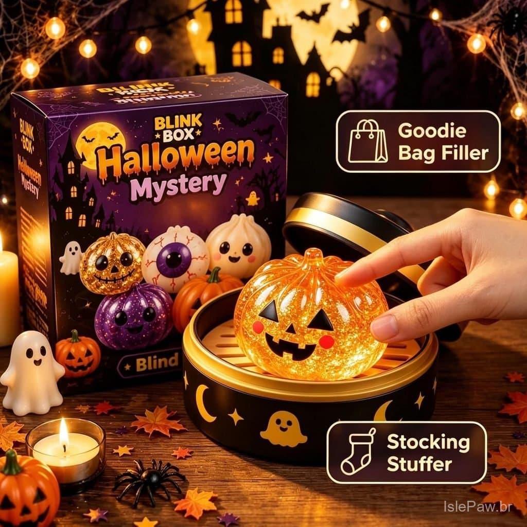 Brinquedo Squishy Halloween Pãozinho Anti Stress com Vaporzinho