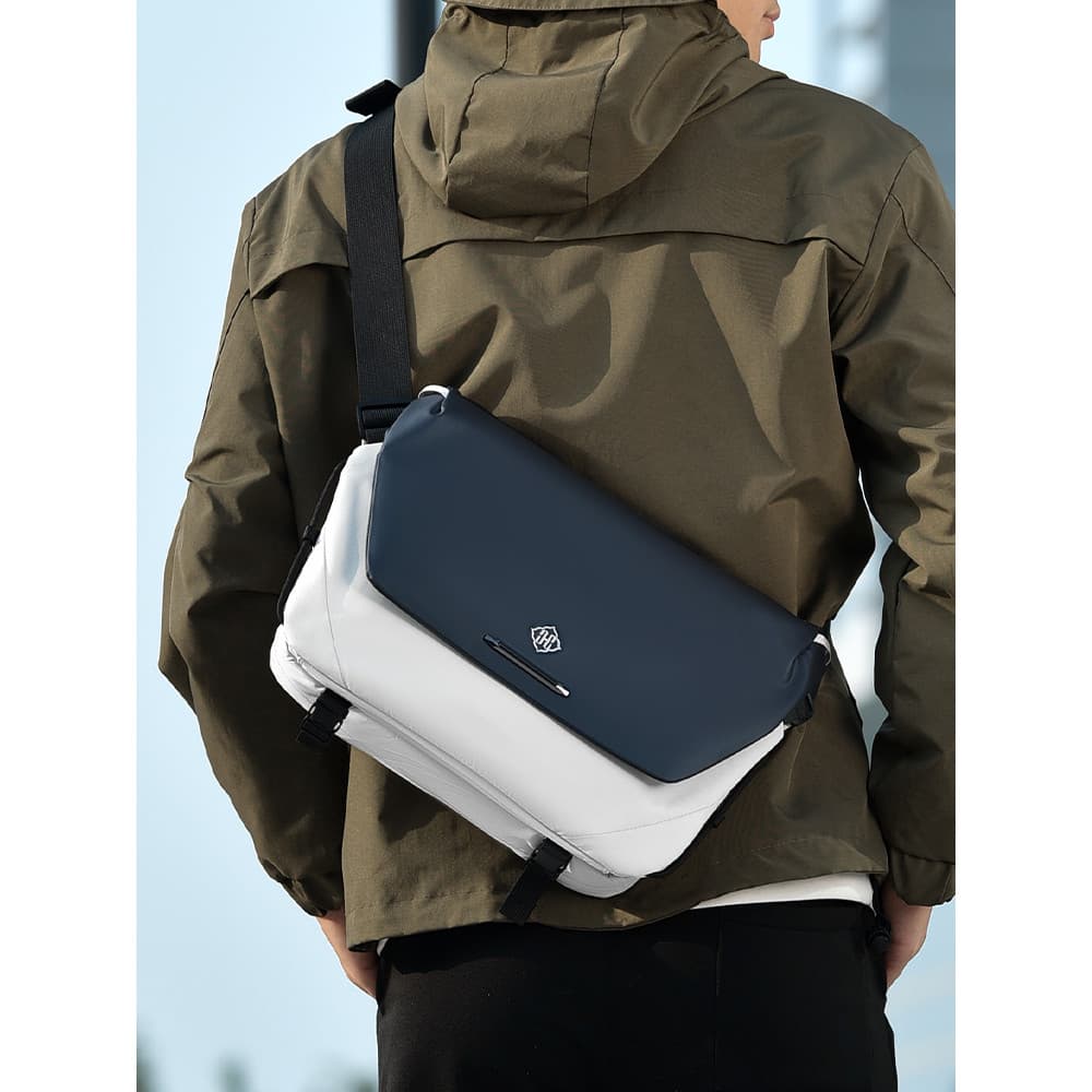 Bolsa mensageiro masculina de alta qualidade, esportes ao ar livre, ciclismo, portátil, bolsa mensageiro funcional de gr