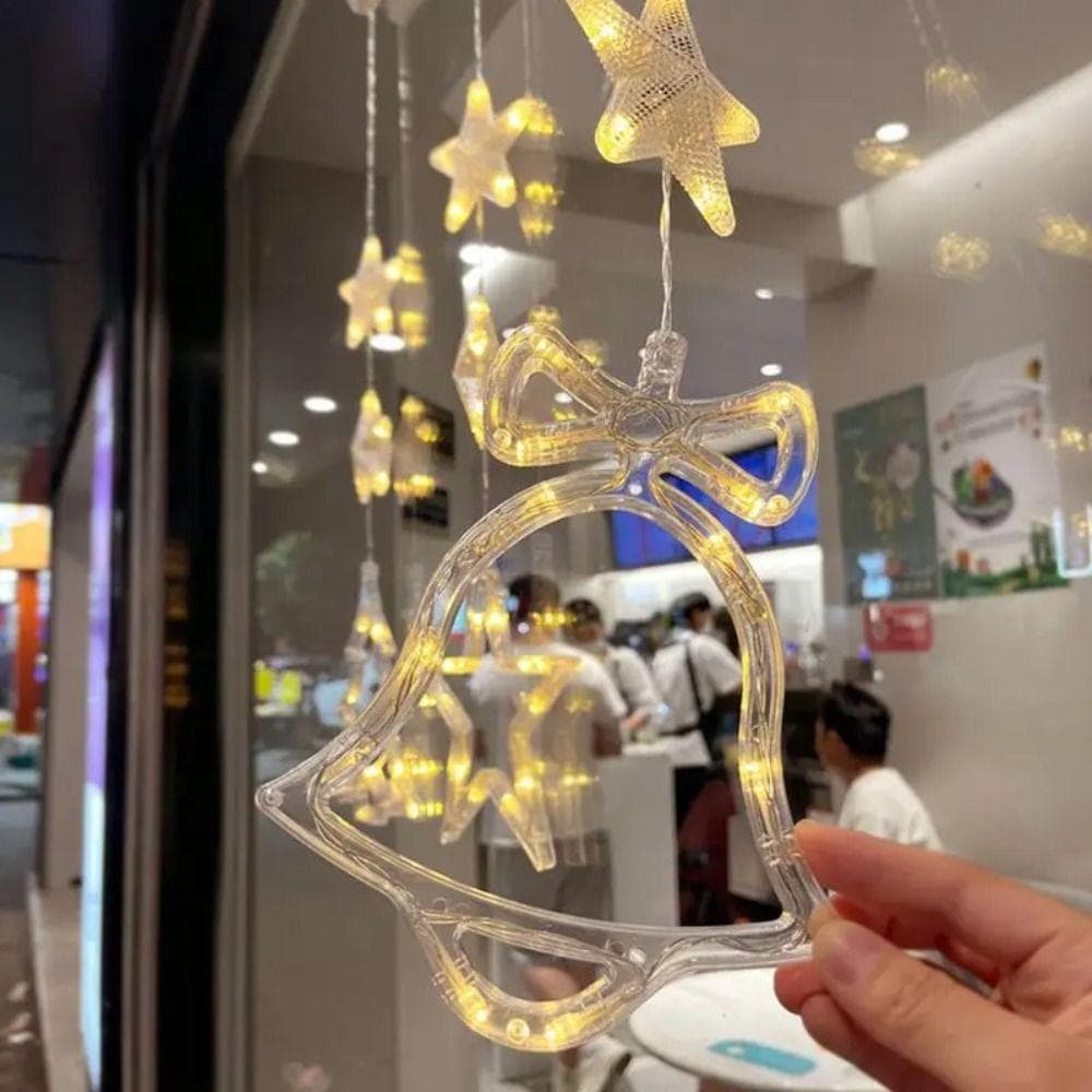 AHMVEX Decoração De Natal , Pingentes Decorativos De Árvore Com Estrelas De Neve Para Casa , Interiores