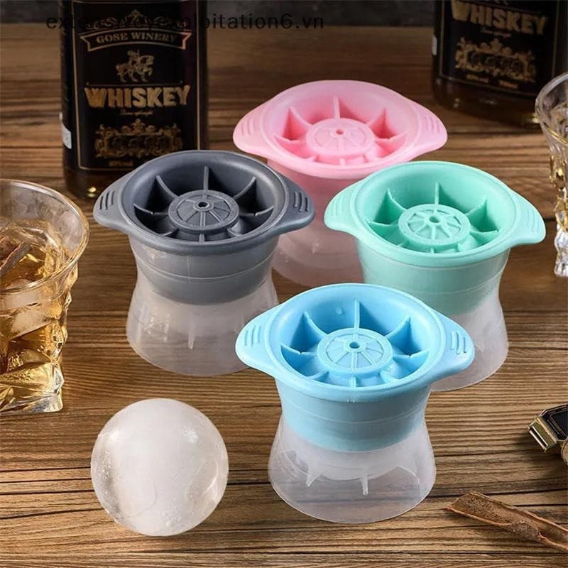 exten Molde De Gelo De Esfera De Silicone , Hóquei No , Coquetéis De Uísque , Bebidas , Parceiro , Ferramenta De Sorvete