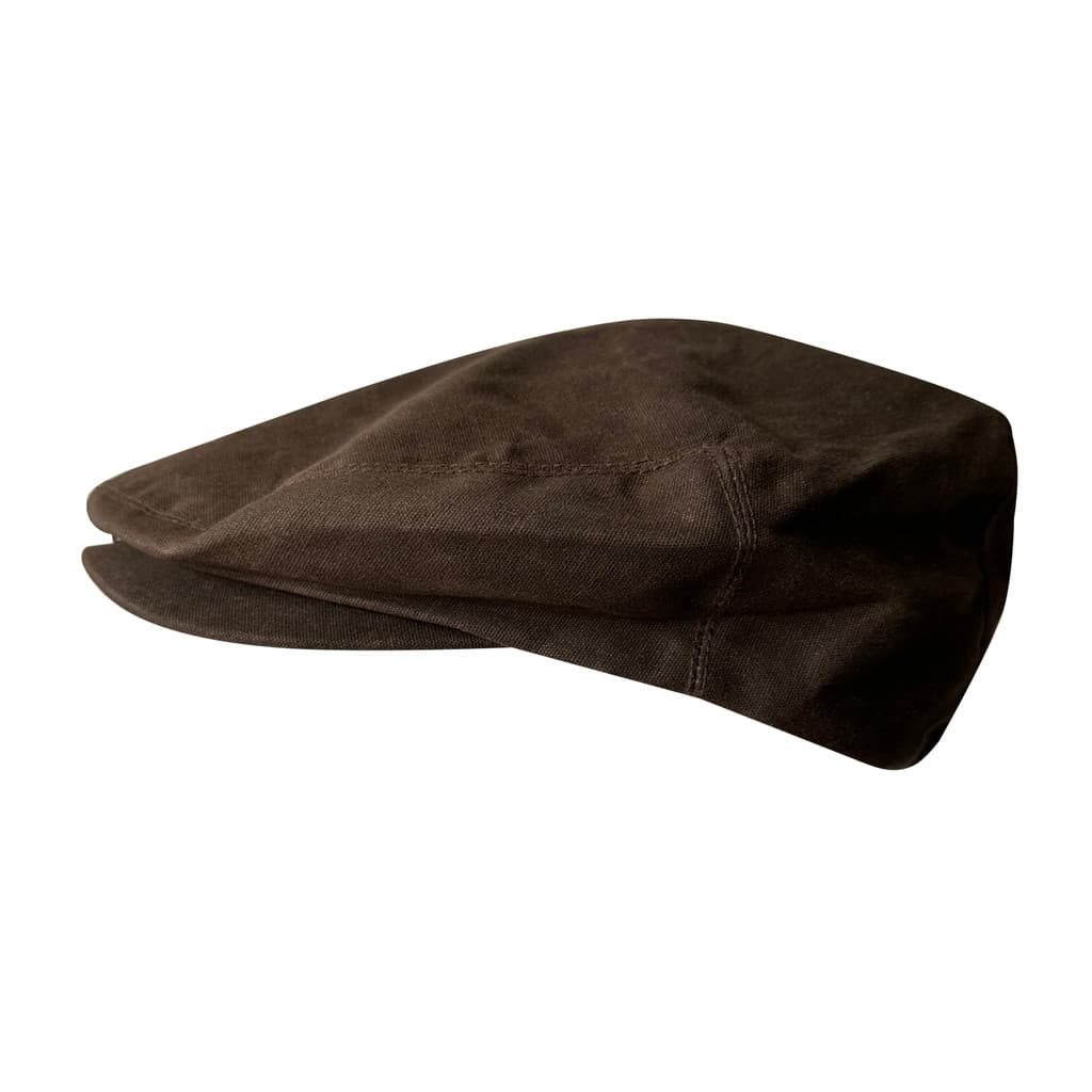 Chapéu de pano de cera de óleo masculino Ami cáqui americano Retro escuro café cor angustiado boné à prova dwaterproof á