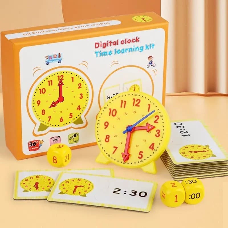 Kit de Aprendizagem de Relógio Digital para Crianças