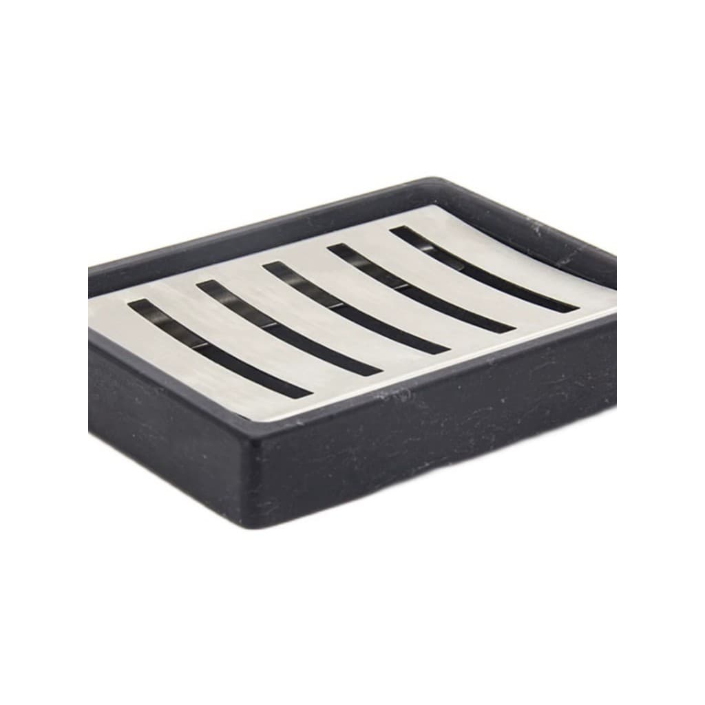 Estilo nórdico caixa de sabão mármore Natural banheiro saboneteira dreno aço inoxidável saboneteira decoração do agregad