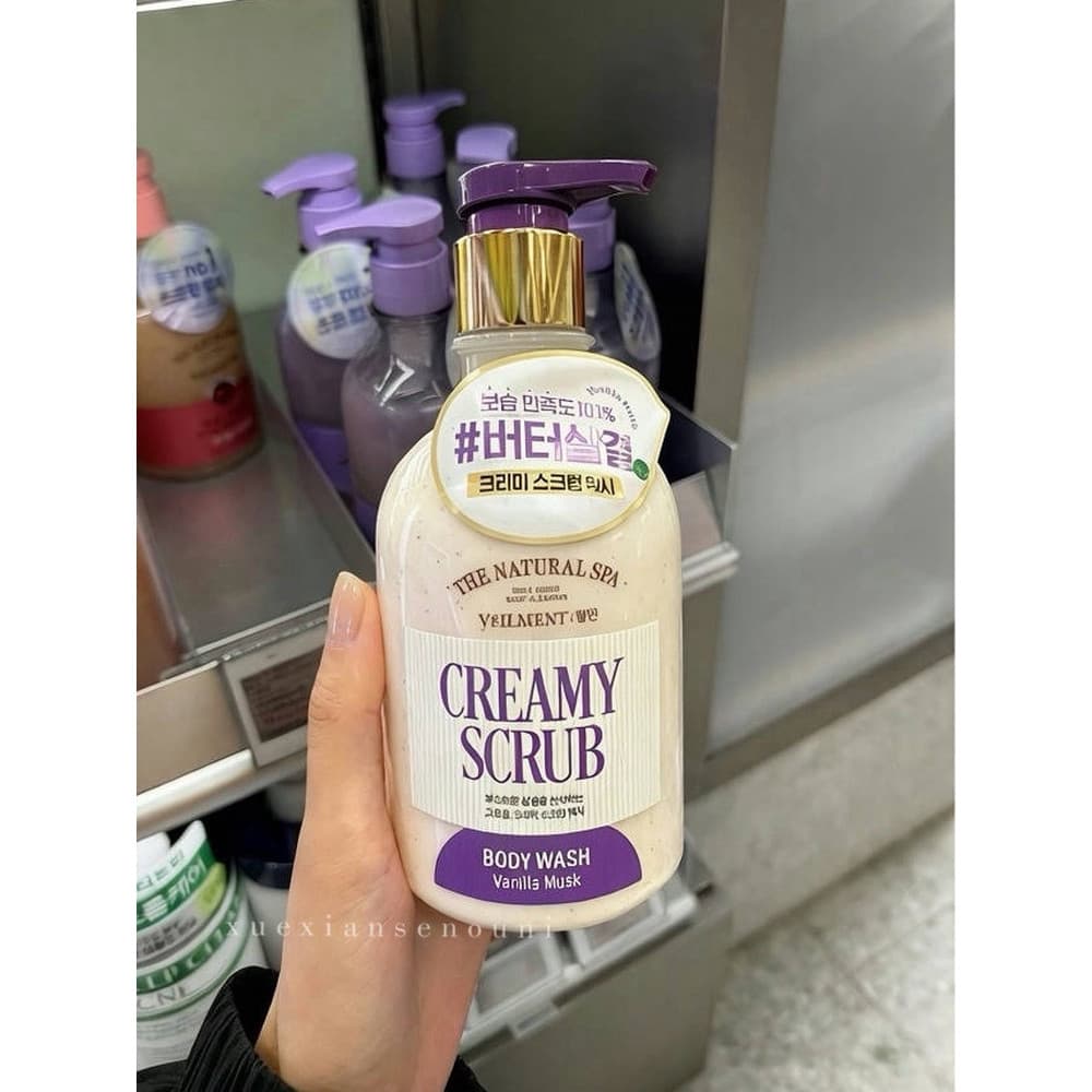 Coreia coreia véument fosco Gel de banho baunilha almíscar pele lisa hidratante fragrância borda Baekhyun mesmo estilo