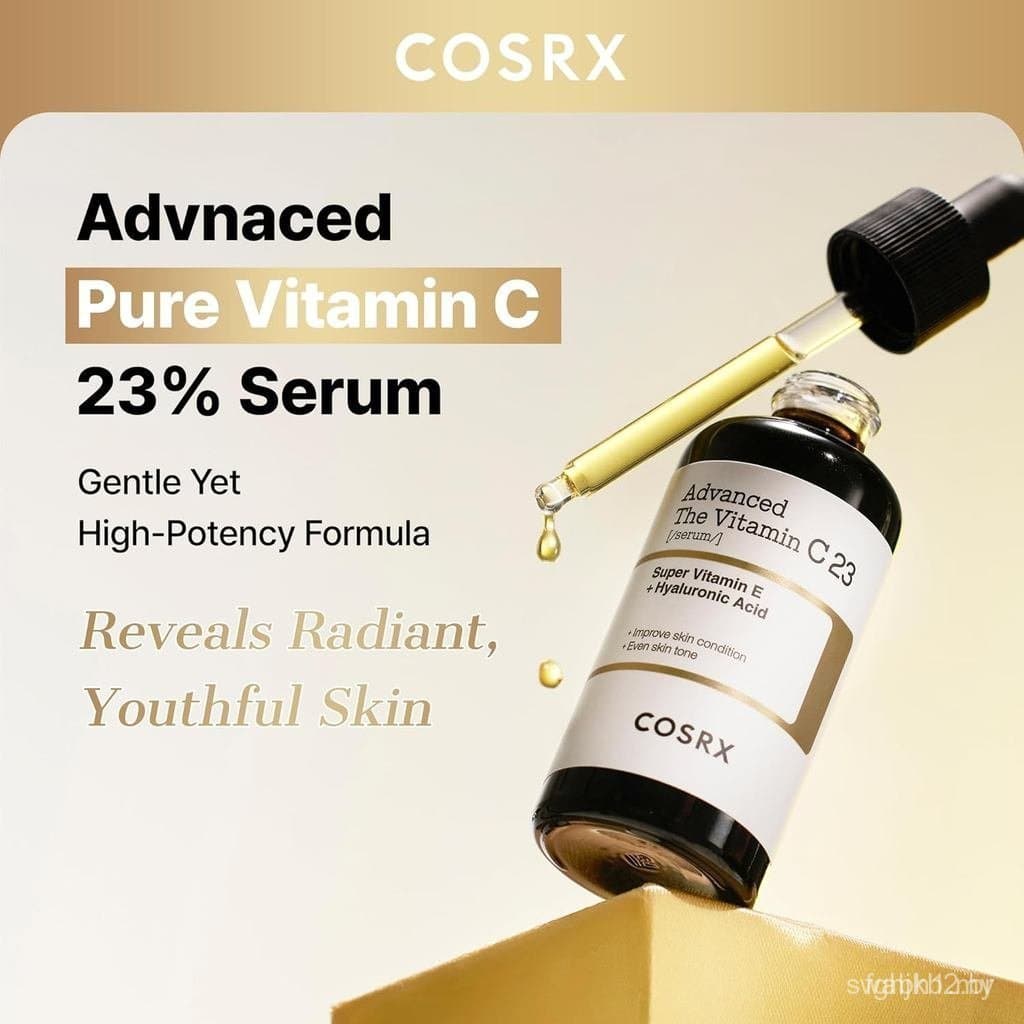 COSRX Advanced Pure Vitamin C 23% Serum com Vitamina E e Sérum Coreano de Vitamina C para Linhas Finas, Tom Irregular e