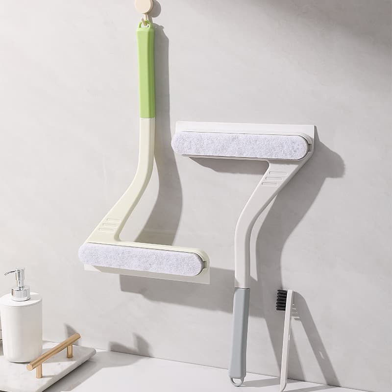 Ferramenta de Limpeza de Vidros para Bancadas e Espelhos de Banheiro, Raspador de Silicone, Raspador de Piso, Ferramenta