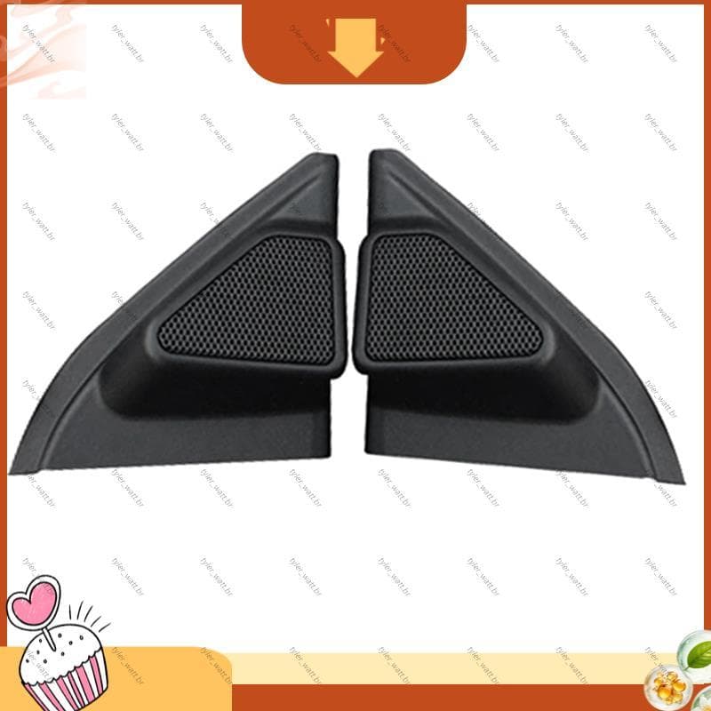 [tyler_w] Painel Da Porta Do Carro Capa De Buzina De Áudio Tweeter Triangular Alto-Falante Guarnição Para 2014-2018