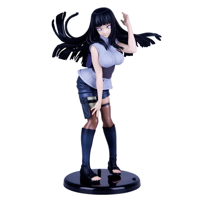Figura de Naruto de 20cm, Uzumaki Hinata, mercadoria de anime, modelo criativo para decoração de mesa, brinquedo para ca
