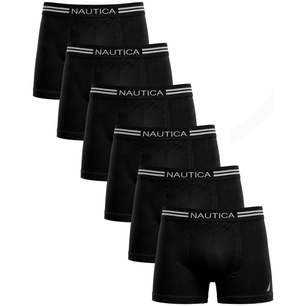 Kit 6 Cuecas Boxer Náutica Microfibra Kit Cueca Box Premium Adulto Cueca Masculina Respirável