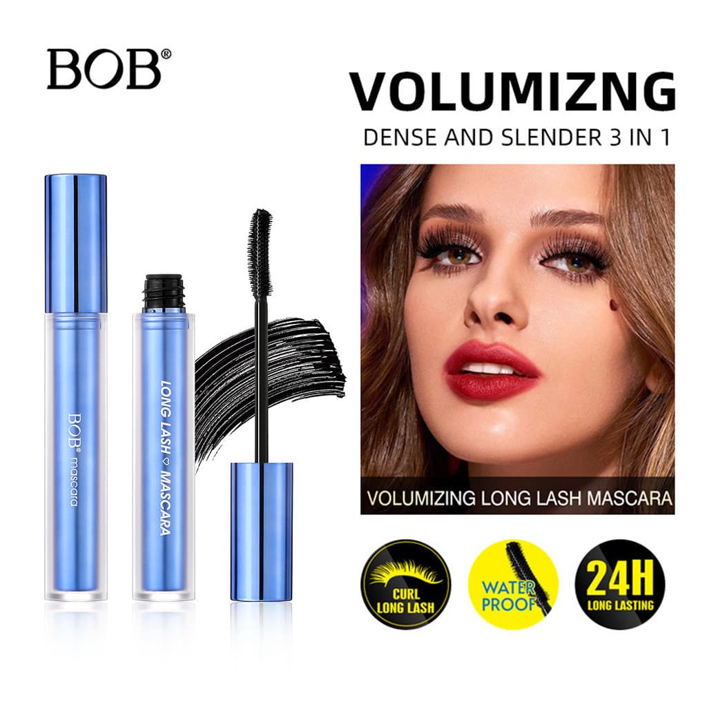 Volumizing alongamento rímel impermeável sem manchas estilo de longa duração tridimensional ondulação cílios alongados
