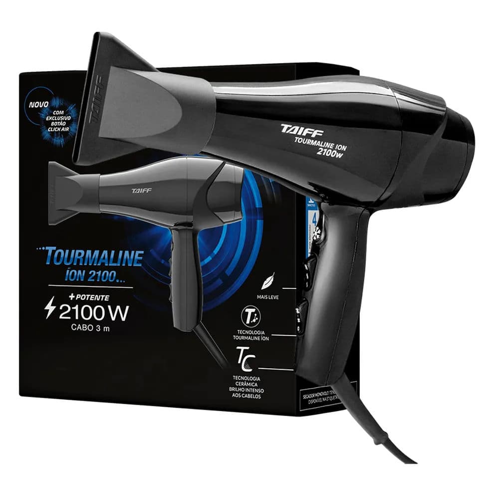 Secador Taiff Tourmaline Ion Cerâmica 220V 2100W