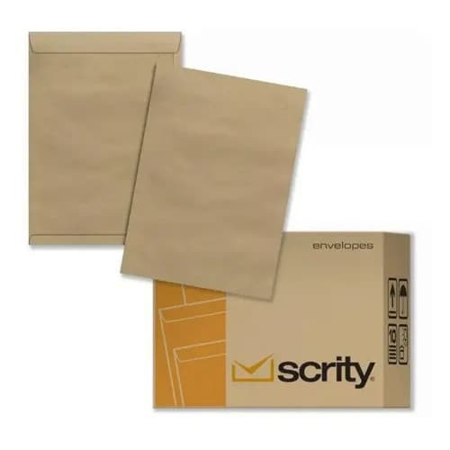 Envelope Kraft Natural Folha A4 22x32 Com 80grs/m2 250un