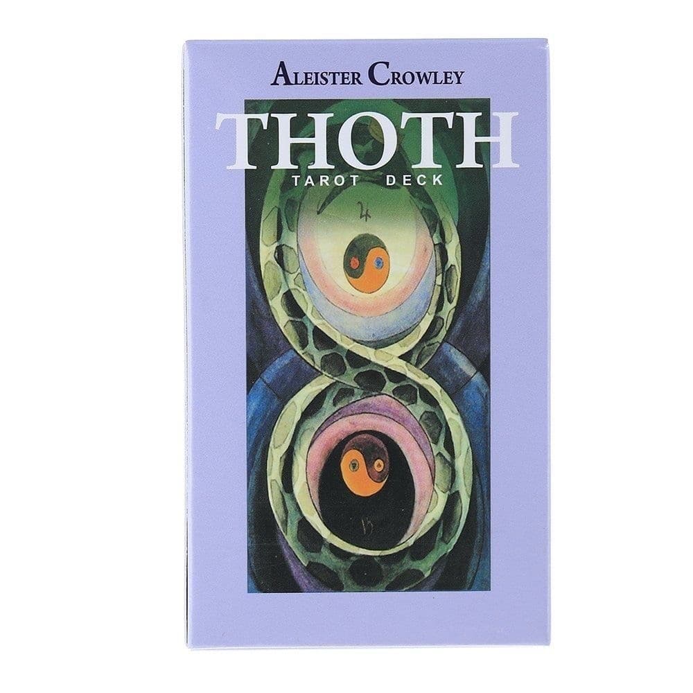 78 Peças Cartas De Baralhos Alester crowley thoth Tarot Deck Jogo Palying Para Festa Game