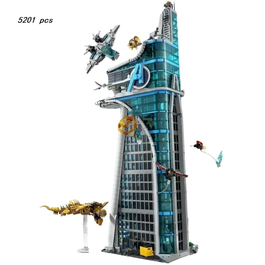5201 Pçs Compatível Com 76269 Torre De Filme Montar Marvel Arquitetura Construtor Blocos De Construção Tijolos Crianças