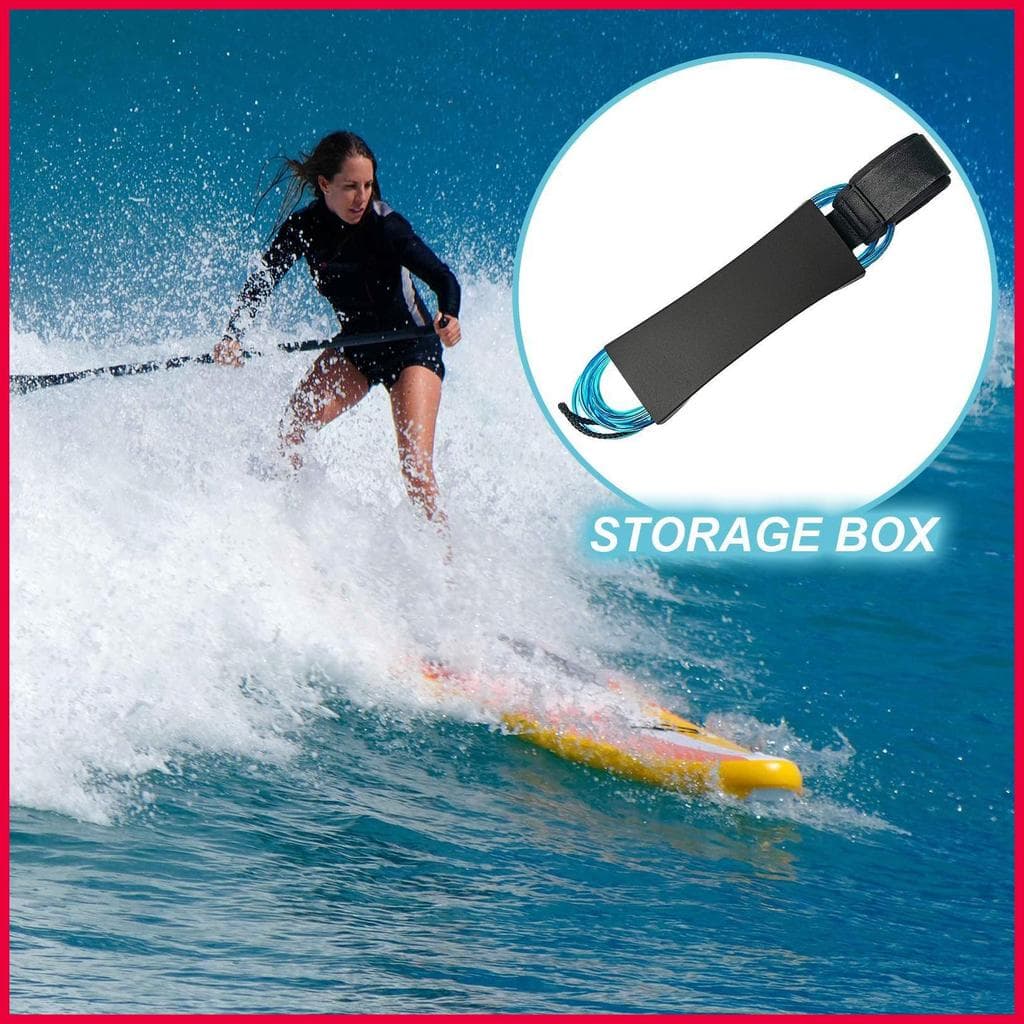 Trela De Prancha De Surf 6mm De Espessura Cinta De Corda De Perna De Segurança 10ft Para Paddle Board Shortboard Skimboa
