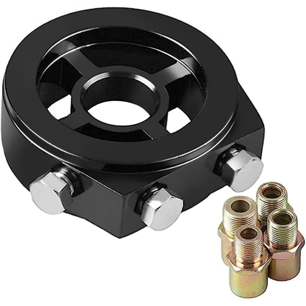 Placa de Vedação de Óleo, Adaptador Universal de Rosca para Filtro de Óleo com Filtro para Manômetro de Pressão de Óleo