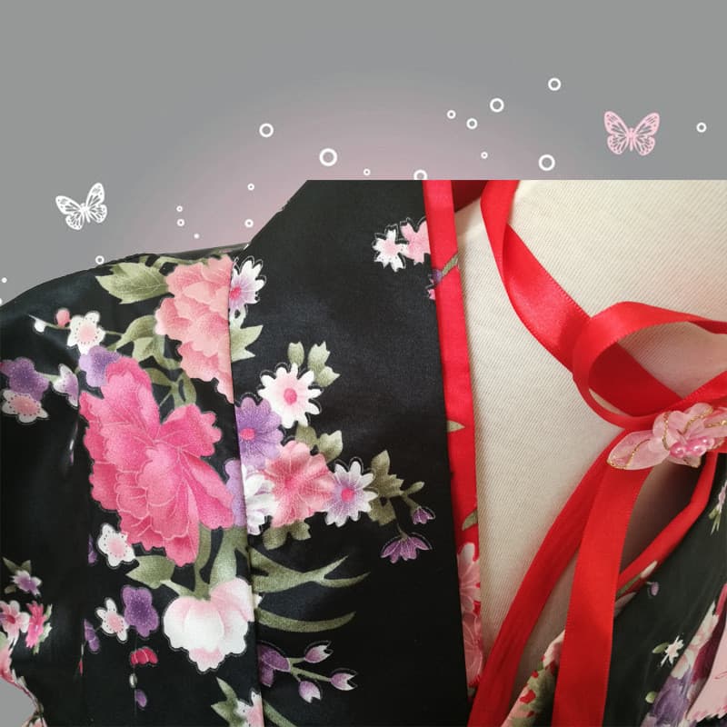 Fantasia COSPLAY mil livros Sakuraotaku fantasia de dança de Performance Sakura Kimono fantasia de empregada