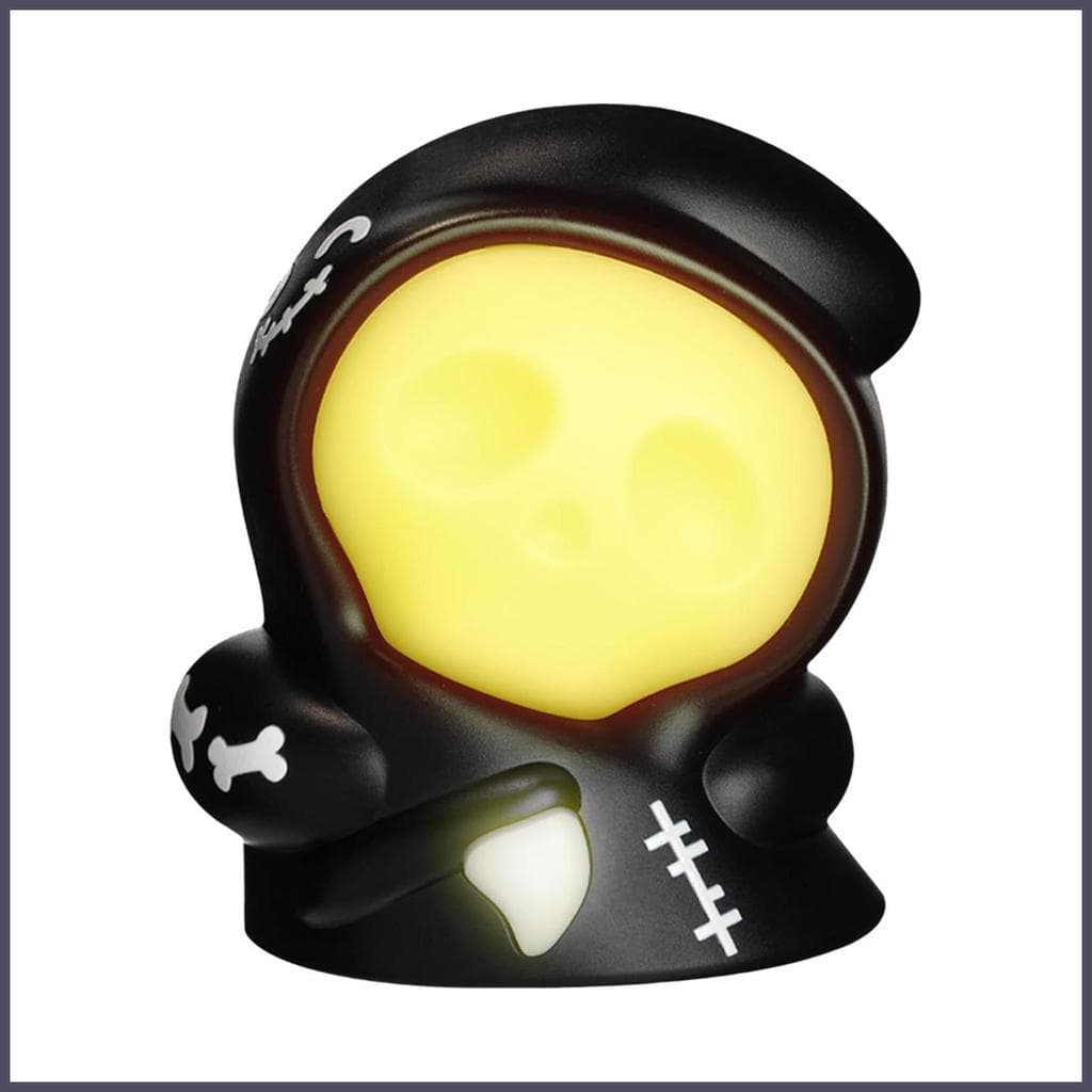 Luz Fantasma Halloween Recarregável Carro Brinquedo Fricção Alimentado 3 Cores LED Noite Lâmpada Para Berçário Mesa Casa