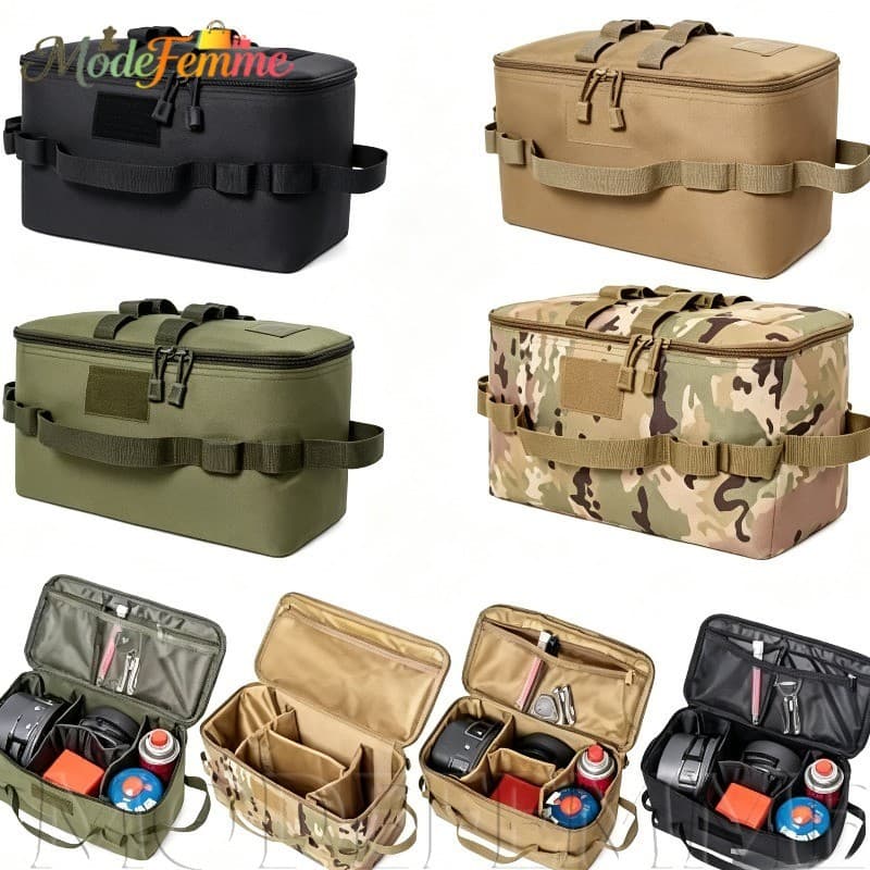[À Venda] Bolsa Impermeável Para Panelas Ao Ar Livre-Bolsas Organizadoras De Grande Capacidade-De Armazenamento De Ferra
