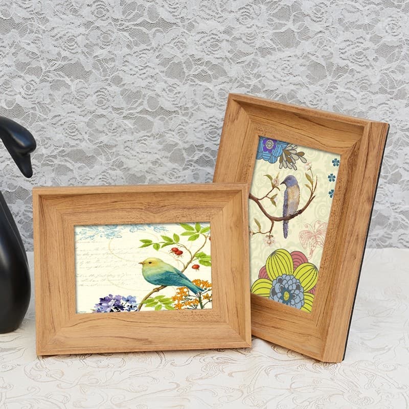 Moldura para fotos Mesa 23/27/33/40/20 cm Moldura para fotos A4 Criativo Simples Moldura para fotos Pintura decorativa C
