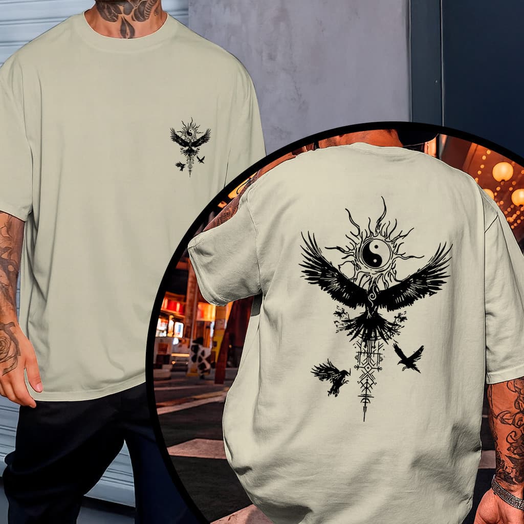 Camiseta Estampada Over Confortável Aproveite Infinity Passaro