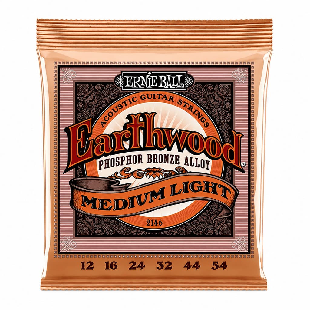 Encordoamento Ernie Ball Earthwood Phosphor Bronze 012-054