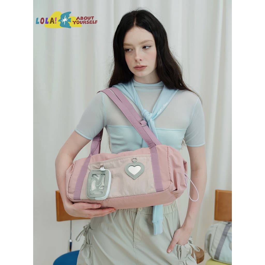Guan Ji x Lola leve pingente axilas saco verão leve Commuter sacola de um ombro portátil menina All-Match saco