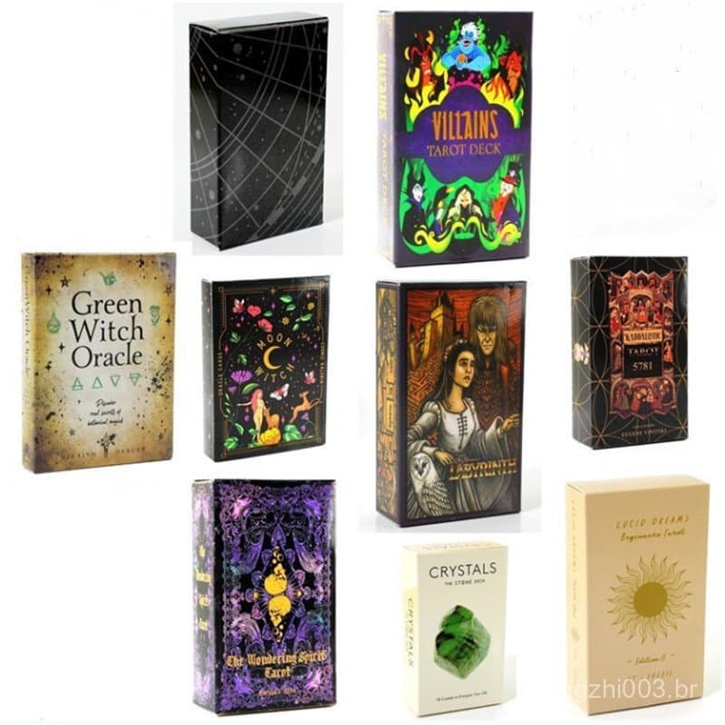 Cartas de Tarot em Inglês, Cartas de Oráculo, Cartas de Jogos de Tabuleiro, Vários Estilos 7.21 WIEN