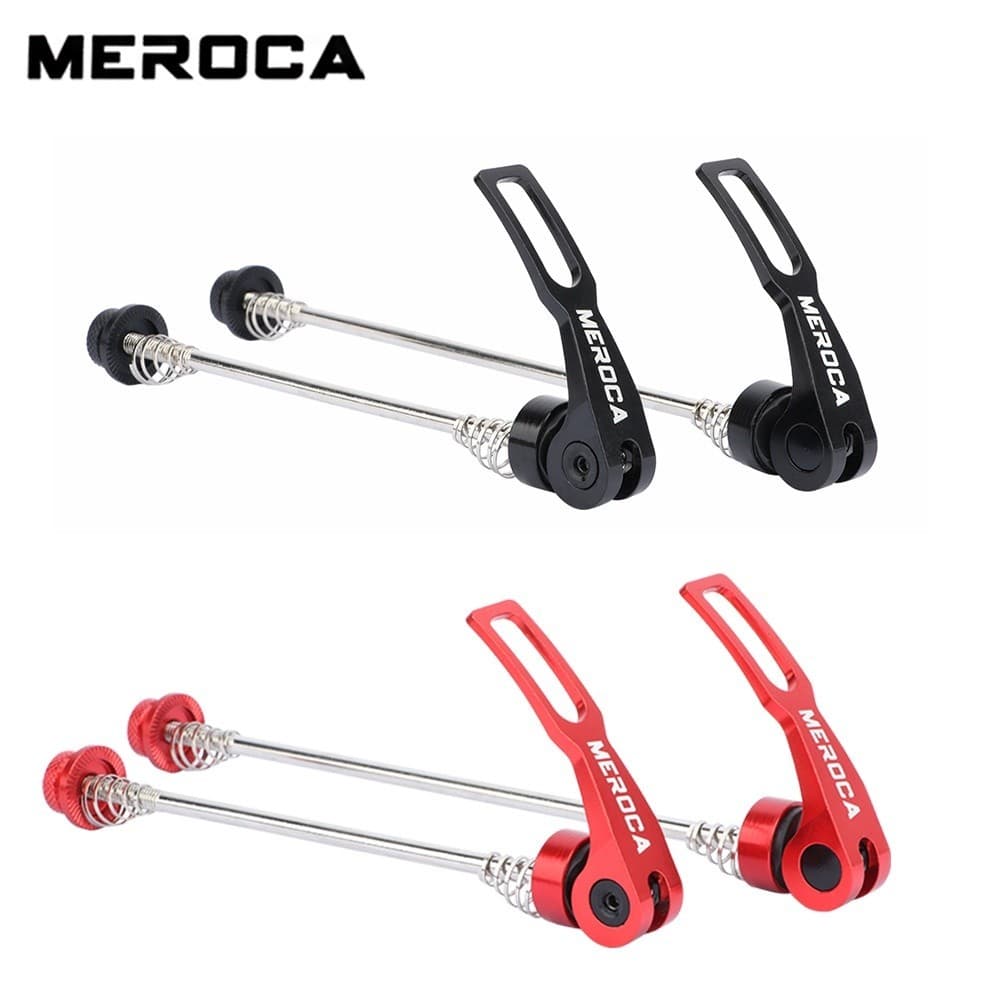MEROCA Espetos De Cubo De Freio A Disco De Bicicleta , Parafuso De Liberação Rápida , Eixo De Alavanca , 1 Par