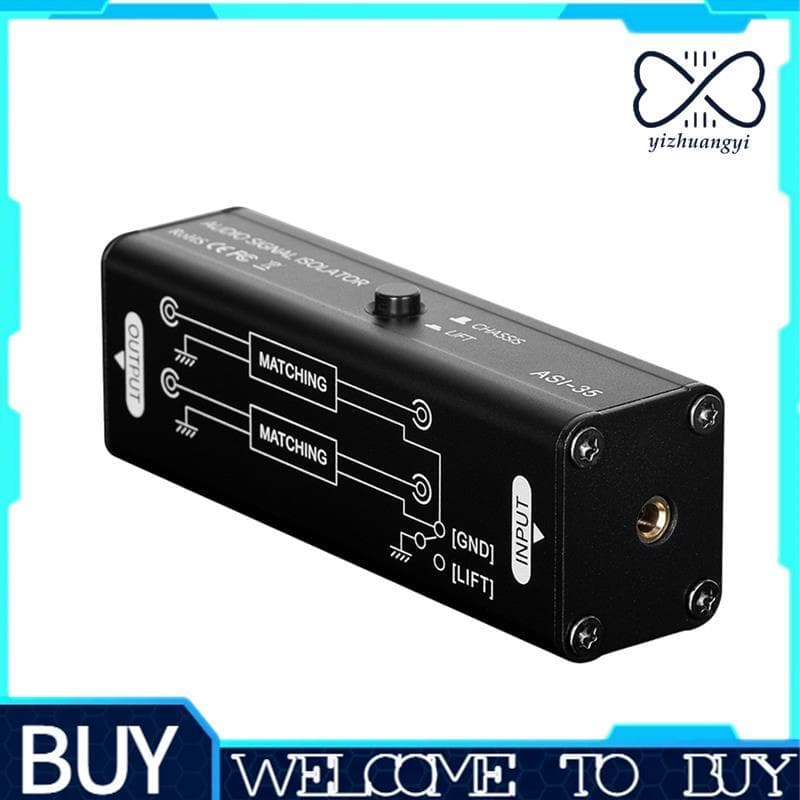 Interface De Som AUX 3.5 Mm Filtro Isolador De Sinal De Áudio Isolamento Passivo Para Sistemas De Música De Carro Domést