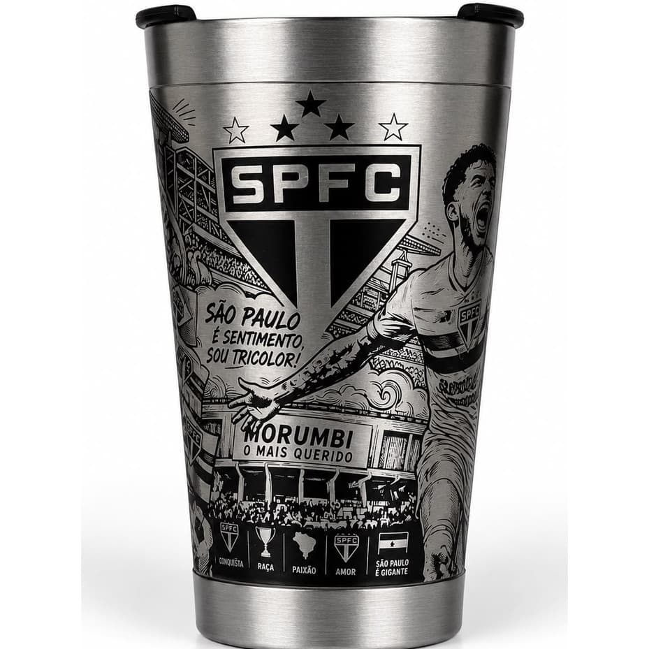 Copo Térmico Personalização em 360 Graus 473 ML Personalizado SÃO PAULO
