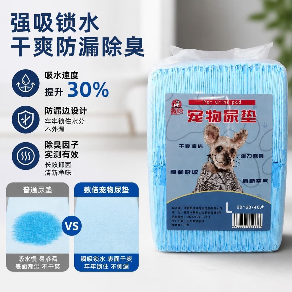 Almofada para troca de animais de estimação, almofada absorvente descartável, almofada de troca espessada, limpeza de an