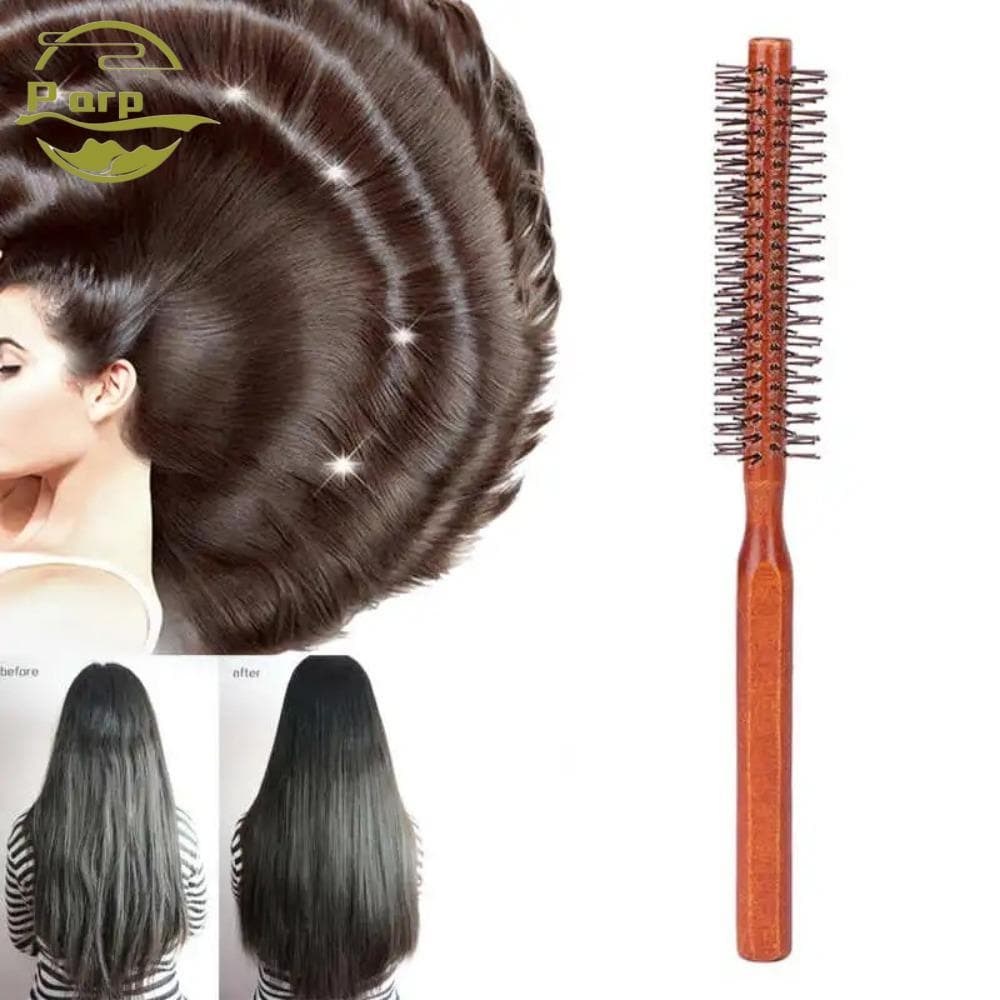 PARPERTY1 Pente De Barba , Escova De Cabelo De Rolo Redonda , Pequena Para Uso Doméstico