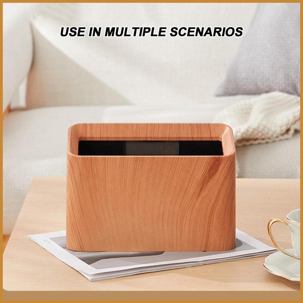 Lixeira De Papel De Mesa Mini Compacta Caixa De Armazenamento De Lixo Portátil Lata Resistente A Odores greiwemy