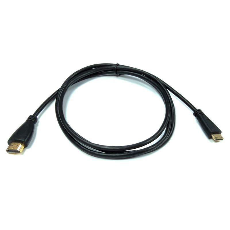 Cabo Mini HDMI para HDMI A para C 4K Câmera Tablet HD Cabo de conversão