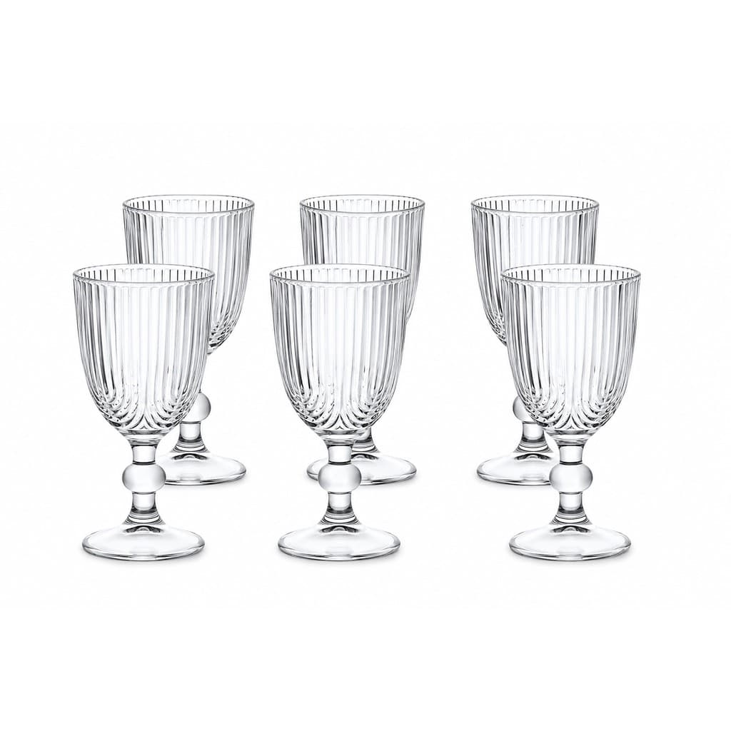 Jogo de 6 Taça Vinho de Vidro Laure 330 ml