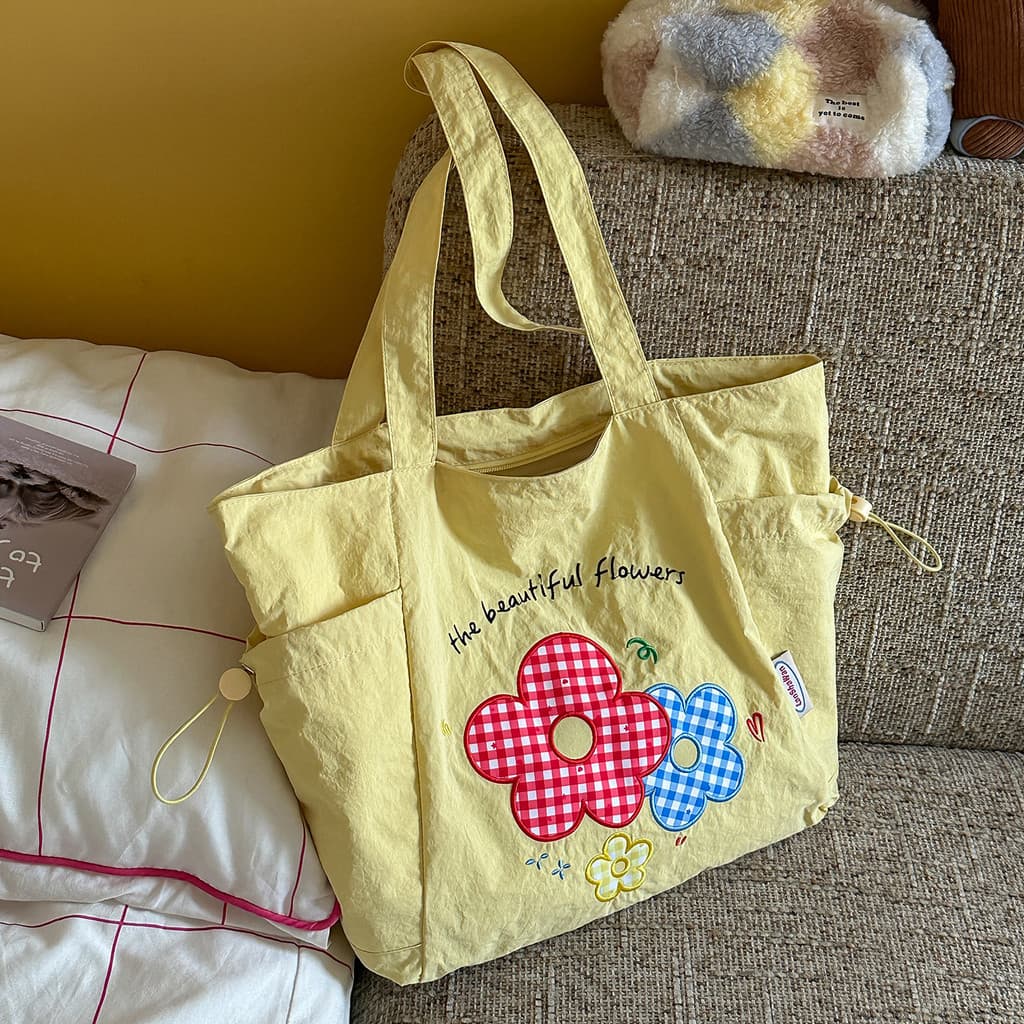 2026 série colorida de grande capacidade versão coreana literária bolsa de ombro elegante bonito All-Match Commuter bols