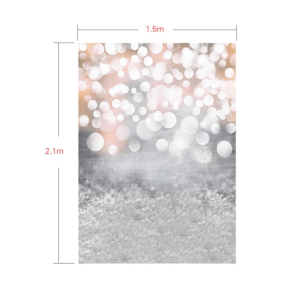 Fundo de fotografia Luz Bokeh Spot Backdrop Glitter Studio Adereços fotográficos impressos digitalmente com impressão