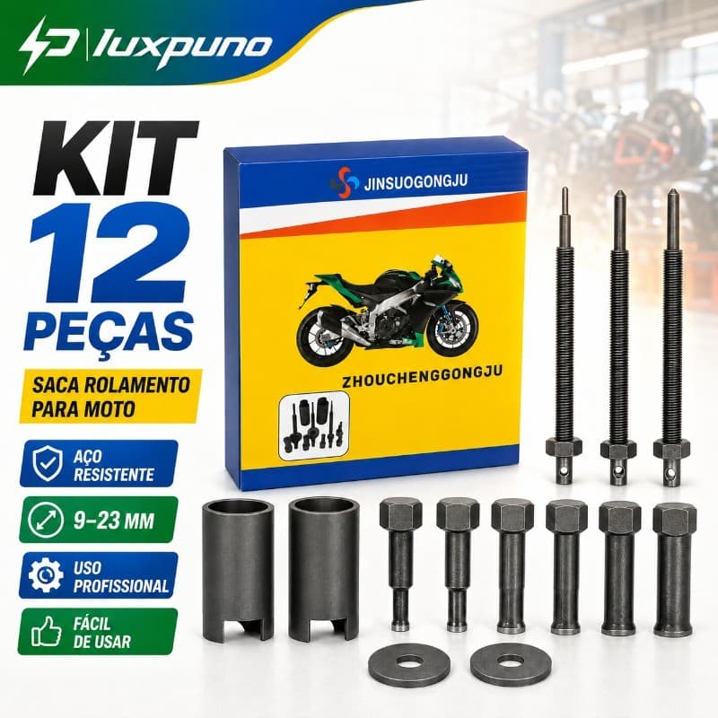 Kit De Ferramentas Para Remoção De Extrator De Rolamento De Bicicleta , Motocicleta , Desmontagem , Ferrame Acessórios