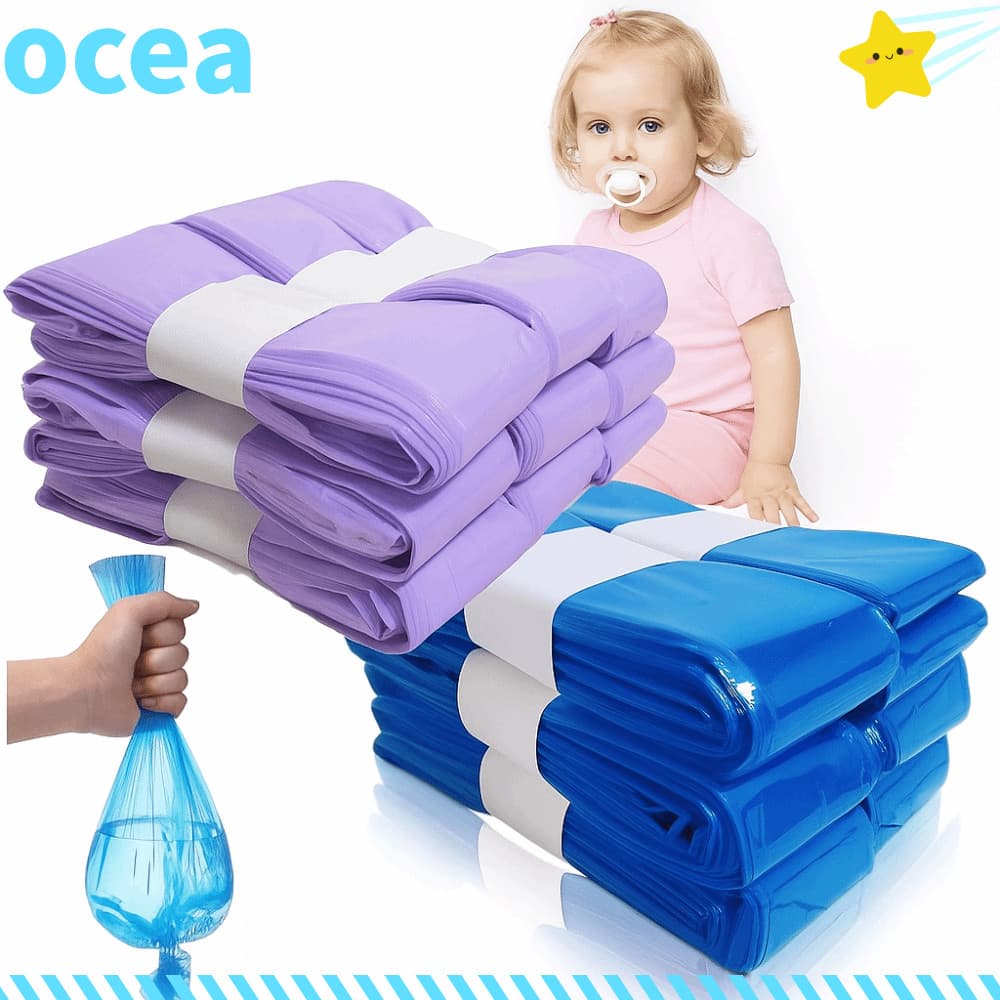 Sacos De Lixo De Fraldas OCEA , Recargas De Lixeira Espessadas Resistentes A Rasgos , De Bebê Para Salas De Estar
