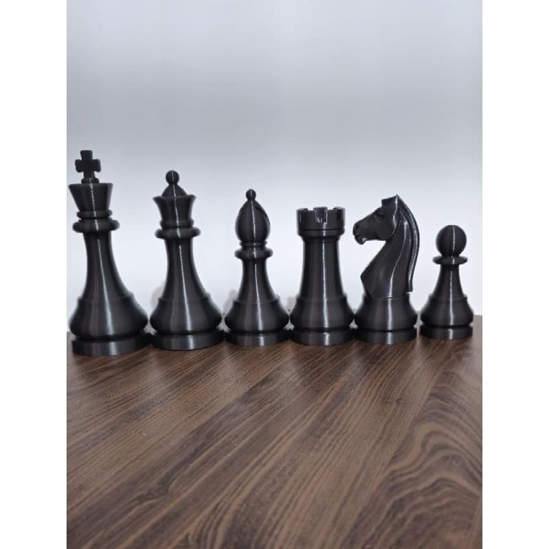 Peças de Xadrez Decorativas Premium Grandes - Design Staunton (Até 15cm) - Enfeite Sala e Escritório Impressão 3D