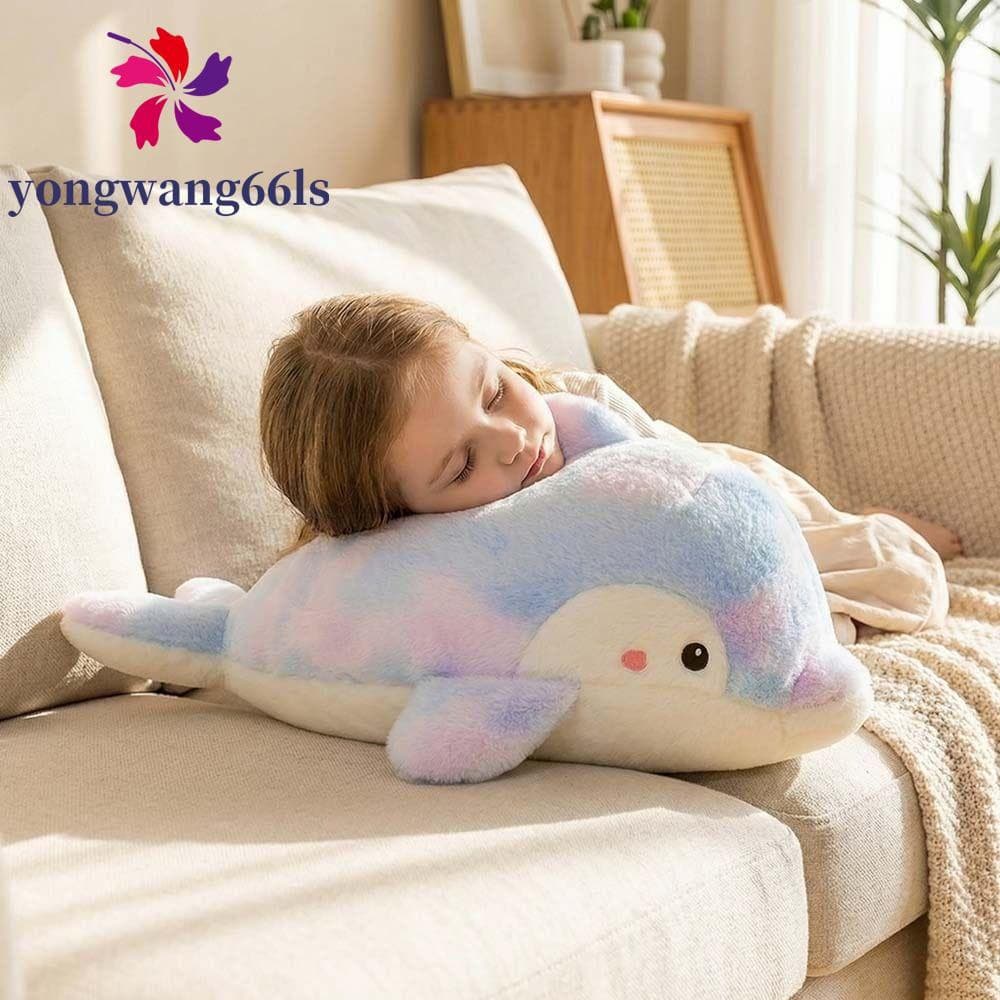 Boneca Golfinho Animal YONGWANG , De Pelúcia Colorida Macia De Algodão PP , Travesseiro Fofo De 25 Cm