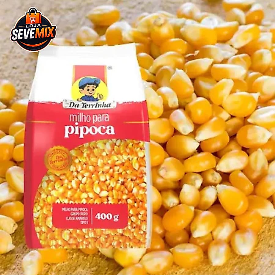 Milho para Pipoca Da Terrinha 400g – Qualidade e Sabor para sua Pipoca